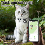 Personalized Safety Elastic Cat Collars with Bell Soft Silicone Cover for Air Tag,Laser Customized Stretch Kitten Collars for Girls Boys Cats (Black)