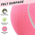 SCENEREAL Large Tennis Ball for Dogs, 2 Pack 9.5" Inflatable Dog Toy Balls for Large Medium Small Dogs Puppies, Funny Interactive Sports Ball for Indoor Outdoor Training Playing