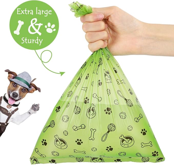 1080 Dog Poop Bags Bulk Value Pack, Strong Leak-Proof Doggie Bags for Poop, Dog Waste Bag Refill Rolls for Dogs(Scented)