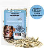 hotspot pets Freeze Dried Minnows Treats for Cats & Dogs (1 Pound Bag Over 1800 PCS!) (Made in USA) All Natural, High Protein, Rich in Omega-3s, Grain-Free,Perfect for Training, Topper or Snack
