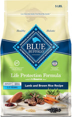 Blue Buffalo Life Protection Formula Natural Adult Small Breed Dry Dog Food, Lamb and Brown Rice 5-lb Trial Size Bag