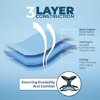 Voyager Escape-Proof Step-in Lock Cat Harness & 5ft Neoprene-Handle Leash Set All-Weather Mesh with Reflective Stitching for Small to Large Cats by Best Pet Supplies, Baby Blue/Black Trim, XXS