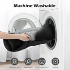 INVENHO Large Dog Bed Rectangle Washable Orthopedic Soft Calming Sleeping Durable Pet Cuddler with Anti-Slip Bottom