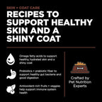 Go! Solutions Skin + Coat Care, Dry Dog Food, Large Breed Puppy Salmon Recipe with Grains, 25 lb Bag