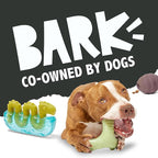 Barkbox Super Chewer Tough Dog Chew Toys for Aggressive Chewers, Dental Stimulating (PB Bone - Large)