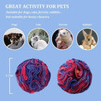 Snuffle Ball for Dogs, Sniffle Interactive Treat Toy, Washable Puppy Treat Toy, Foraging Puzzle Ball Toy, Mind Games for Dogs, Enrichment Dog Toys