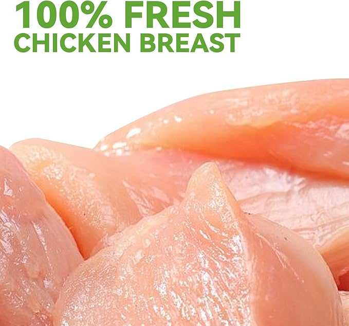 OPET Freeze Dried Cat Treats - Single Ingredient High Protein Pet Food, Healthy Training Snacks, Freeze Dried Duck Food Toppers for Cats and Dogs, Grain Free (4 Pack, Chicken & Duck)