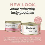 Applaws Natural Wet Canned Cat Food, Limited Ingredient, Protein with No Artificial Additives, Tuna Fillet & Salmon in Broth (24 x 5.5oz Cans)