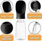 Mr. Pen- Dog Water Bottle, 19 oz, Large, Black, Portable Dog Water Bottle Dispenser, Not Dishwasher Safe