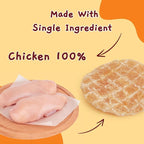 Jungle Calling Dog Treats - Single Ingredient Chicken Chips, Crunchy Jerky Training Treats for Dogs, 6 oz