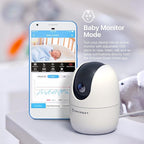 Amcrest 1080P WiFi Camera Indoor, Nanny Cam, Dog Camera, Sound & Baby Monitor, Human & Pet Detection, Motion-Tracking, Phone App, Pan/Tilt Wireless IP Camera, Night Vision, Smart Home ASH21-W