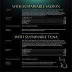 Sheba Perfect Portions Wet Cat Food Cuts in Gravy, Roasted Chicken Entree, Tender Turkey Entree, with Sustainable Salmon, and with Sustainable Tuna, 2.6 oz. Twin-Pack Trays (24 Count, 48 Servings)