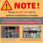 TSAYAWA 62.2"-71.65" Extra Wide Auto Closing Baby Safety Gate for Stairs & Doorways, Pressure Mounted No Drill Pet Gate with Walk-Through Door - Heavy Duty Childproof Gate for Toddlers, Kids, Dogs