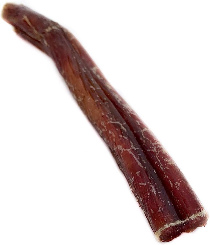 Boulder Dog Food Company Bison Chews, 6 Inches (10 oz) - Bully Sticks for Dogs Made in USA, No Hide Dog Chews, Grain Free Dog Treats, Bully Sticks Odor Free, Pizzle Sticks for Dogs