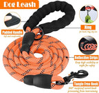 No Pull Dog Harness, Collar & Leash Set | Includes Dog Seat Belt, Collapsible Bowls & Poop Bag Dispenser. Ideal for Training, Walking, Hiking. Fits Small to Large Dogs(Orange-M)