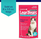 Covetrus Nutrisential Lean Treats for Cats - Soft Cat Treats for Small, Medium, Large Cats - Nutritional Low Fat Bite Size - Chicken Flavor - 6 Pack - 3.5oz