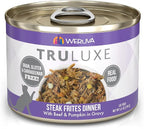 Weruva TruLuxe Cat Food, Steak Frites Dinner with Beef & Pumpkin in Gravy, 6oz Can (Pack of 24)