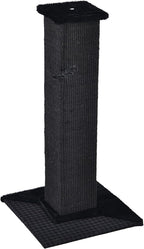 Max & Marlow Cat Scratch Post 32" | Tall Cat Scratcher Post with Sisal Rope | Features Hanging Ball Toy | Great for All Indoor Cat Breeds & Sizes