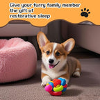 Comfort Donut Dog Bed for Small Dogs, Cat Bed & Pet Bed for Indoor Use, Medium Size with Soft Plush, Round Dog Beds for Large Dogs and Cats