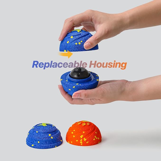 Interactive Dog Toys Balls Moving - Smart Automatic Bouncing Interactive Dog Ball, Durable Pet-Safe E-TPU Material, IPX7 Waterproof, Anti Boredom Dog Toys to Keep Them Busy for Large and Small Dogs