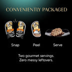 Sheba Perfect Portions Wet Cat Food Cuts in Gravy, with Sustainable Tuna, Roasted Chicken Entree, 2.6 oz. Twin-Pack Trays (6 Count, 12 Servings) (Pack of 2)