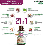 Cat & Dog Multivitamin 21 in 1 Pet Supplements with Cranberry & Glucosamine - Natural Medicine & Support for UTI, Urinary Tract, Bladder, Kidney, Skin Coat, Joints Treatment Made in USA