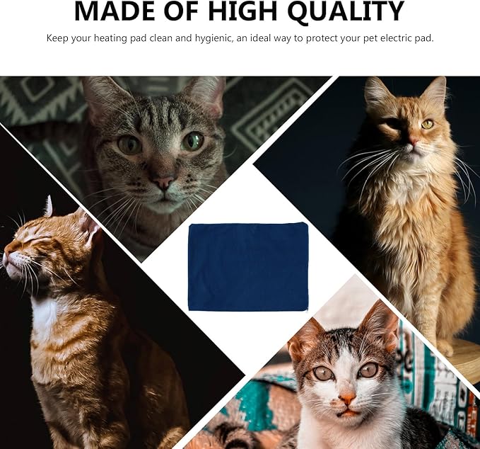 Ipetboom Pet Heating Pad Cat Heating Pad Pet Mat Cat Electric Mat Cover Dog Heating Pad Comfort Pet Dog Bed External Cover for Winter Warm Pet Dogs Cats