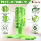Chew Toy for Dog Toothbrush Stick Dog Toys for Aggressive Chewers Interactive Toys Treats Tough Toy to Keep Them Busy Chew for Small Dogs (Green, M)
