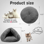 Cat Bed Cat Cave Self-Warming Cat Sleeping Bed Winter Soft Pet Bed Cozy Sleeping Cuddle for Indoor Cats Rabbit