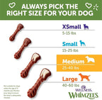 Wellness WHIMZEES Daily Brushzees Dog Dental Treats, Natural Chews, Medium Size Stick, (7 Count)