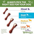WHIMZEES Wellness Daily Brushzees Dog Dental Treats, Natural Chews, Small Size Stick, (14 Count)