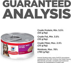 Hill's Science Diet Adult 1-6, Adult 1-6 Premium Nutrition, Wet Cat Food, Beef Minced, 2.9 oz Can, Case of 24