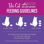 Tiki Cat After Dark Soft Pate, Beef & Beef Liver, High-Protein and 100% Non-GMO Ingredients, Wet Cat Food for Adult Cats, 3 oz. Can (12 Count)