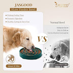 JASGOOD Slow Feeder Dogs Bowl for Large Medium Dogs,Anti-Gulping Pet Slower Food Feeding Bowls Stop Bloat,Preventing Choking