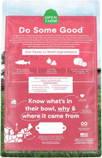 Open Farm, Grain Free Dry Cat Food, High-Protein Kibble for a Complete & Balanced Diet, Non-GMO Fruits & Vegetables, Prebiotic Fibers to Support Digestion, Wild-Caught Salmon Recipe, 8lb Bag