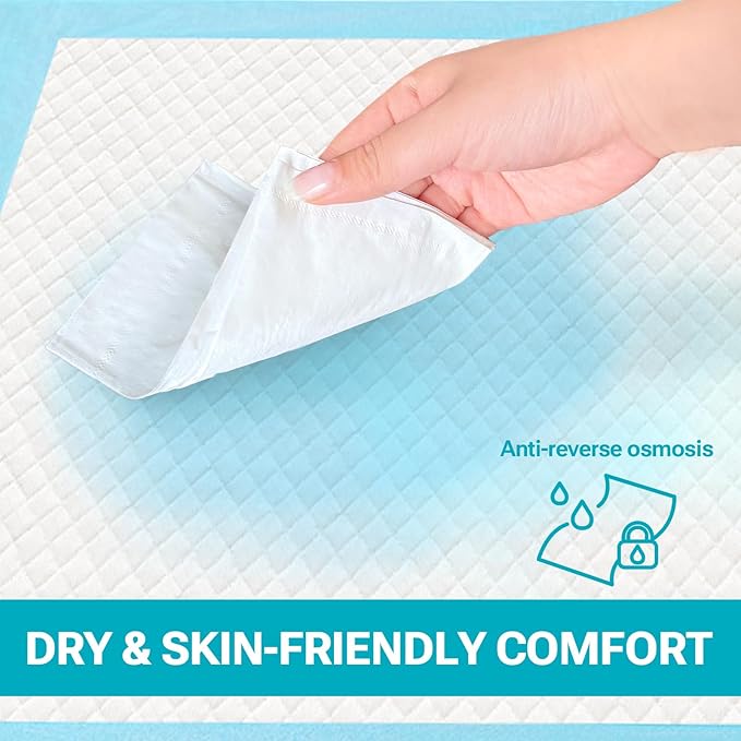 120 Count Super Absorbency Puppy Pads 22"x 22", Leakproof Quick Drying Dog Training Pee Pads, Puppy Pee Pads, Disposable Underpads Changing Pads for Baby, Puppy and Adults, 30 Count/Pack x 4 Packs