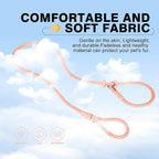 Lynxking Dog Leash Slip Lead Reflective Breathable Rope Comfortable Strong No Pull Slip On Pet Training Lead for Dogs