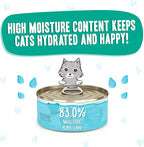 B.F.F. Play - Best Feline Friend Paté Lovers, Aw Yeah!, Turkey & Tuna Tweet Me! with Turkey & Tuna, 5.5oz Can (Pack of 8)