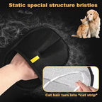 2 Pack Pet Hair Removal Gloves for Cats & Dogs,2025 Electrostatic Pet Hair Removal Gloves for Bedding,Reusable & Washable Efficient Grooming Gloves for Clothing,Furniture,Carpet,Car Seat,Pet Grooming