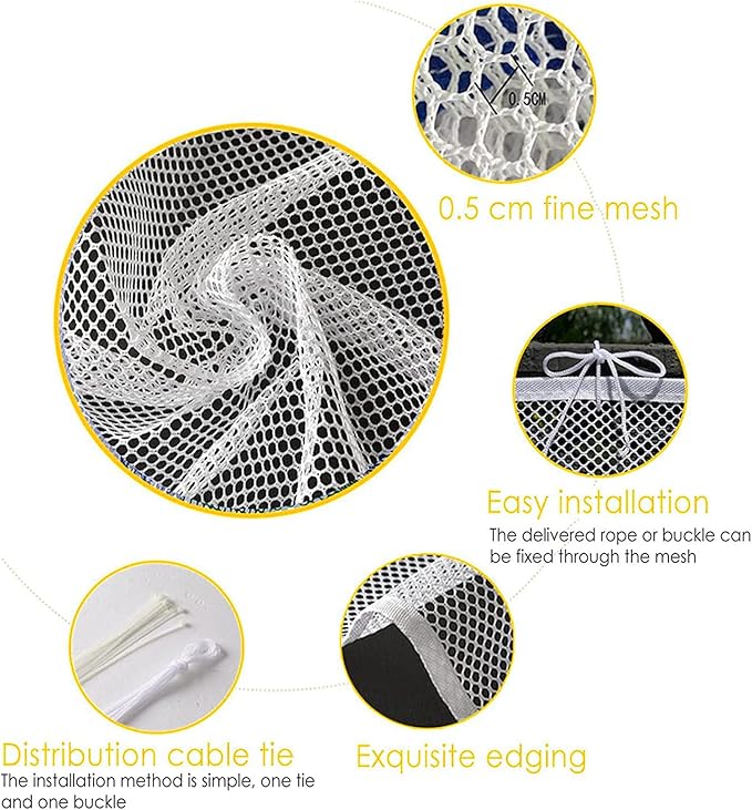 PetSafe Balcony Netting - Stairway Net for Pets & Kids, Clear (10ft*2.6ft Thick)