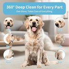 Hypoallergenic Pet Grooming Wipes for Dogs & Cats - Coconut Oil Cleaning & Deodorizing Bathing Wipes with Hydrating Formula for All Body Parts,Dog Cleaning Wipes Remove Odor (3 Pack)