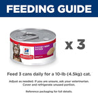 Hill's Science Diet Adult 1-6, Adult 1-6 Premium Nutrition, Wet Cat Food, Beef Minced, 2.9 oz Can, Case of 24