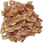 chew-e&tasty Braided 4-5" Bully Sticks Odor Free Long Lasting 100% Beef Chews- Made & Packaged at Food-Grade Facility - High Protein Low Fat Dental Treats