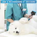 Dual Flex Slicker Brush Dog Brush, Gentle Grooming Tool for Sensitive Dogs & Cats - Ideal for Long Hair, Removes Undercoat, Tangles, and Knots