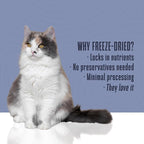 Whole Life Cat Just One Tuna Freeze Dried Cat Treats - Human Grade High Protein Food, Healthy Training Snacks, Freeze Dried Tuna Food Toppers, USA Made Natural Treats - 1.5 oz (Pack of 1)