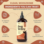 Everyday Dog Gravy – Premium Wet Dog Food Gravy Toppers for Dry Food – Tasty & Nutritious Dogs Gravy with Essential Vitamins and Supplements – Hip and Joint Supplement