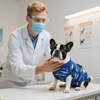 Kuoser Recovery Suit for Dogs Cats After Surgery, Professional Pet Recovery Shirt Dog Abdominal Wounds Bandages, Substitute E-Collar & Cone,Prevent Licking Dog Onesies Pet Surgery Recovery Suit