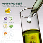 Dog Ear Cleaner Wipes - Dog Ear Infection Treatment Fast Relief from Ear Itching and Inflammation, Cat Ear Wipes Gently Remove Ear Wax Debris and Smelly (50 Pcs, Lavender)