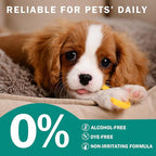 Dog Teeth Dental Finger Wipes for Dogs & Cats No-Rinse Dog Finger Toothbrush Dog Plaque & Tartar Prevention with Brushing Beads Dog Breath Freshene 50pcs