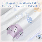 ANWA Cat Recovery Suit - Breathable Cat Onesie for Cats After Surgery Female, Kitten Surgery Recovery Suit Female Abdominal Wounds